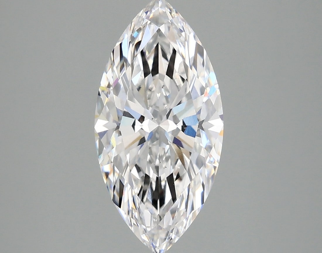 Loose Diamond - MARQUISE 2.14ct D VS1: Loose Diamond - MARQUISE 2.14ct D VS1 Source: This is a real non-mined Diamond that has been grown in a lab Shape: MARQUISE Carats: 2.14 Color: D Clarity: VS1 Certification: IGI Condition: Pre-Owned