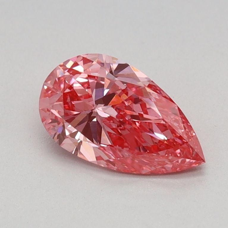 Loose Diamond - PEAR 0.48ct Fancy Vivid Pink VS1: Loose Diamond - PEAR 0.48ct Fancy Vivid Pink VS1 Source: This is a real non-mined Diamond that has been grown in a lab Shape: PEAR Carats: 0.48 Color: Fancy Vivid Pink Certification: IGI Video:
