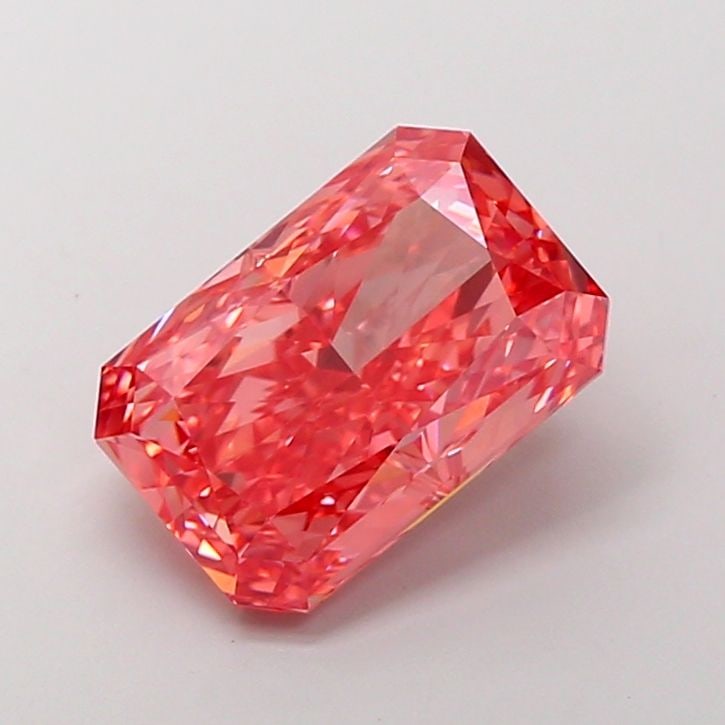 Loose Diamond - RADIANT 5.1ct Fancy Vivid Pink VVS1: Loose Diamond - RADIANT 5.1ct Fancy Vivid Pink VVS1 Source: This is a real non-mined Diamond that has been grown in a lab Shape: RADIANT Carats: 5.1 Color: Fancy Vivid Pink Certification: IGI Video: