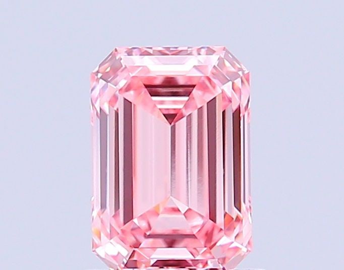 Loose Diamond - EMERALD 1.05ct Fancy Intense Pink VVS2: Loose Diamond - EMERALD 1.05ct Fancy Intense Pink VVS2 Source: This is a real non-mined Diamond that has been grown in a lab Shape: EMERALD Carats: 1.05 Color: Fancy Intense Pink Certification: IGI Vi