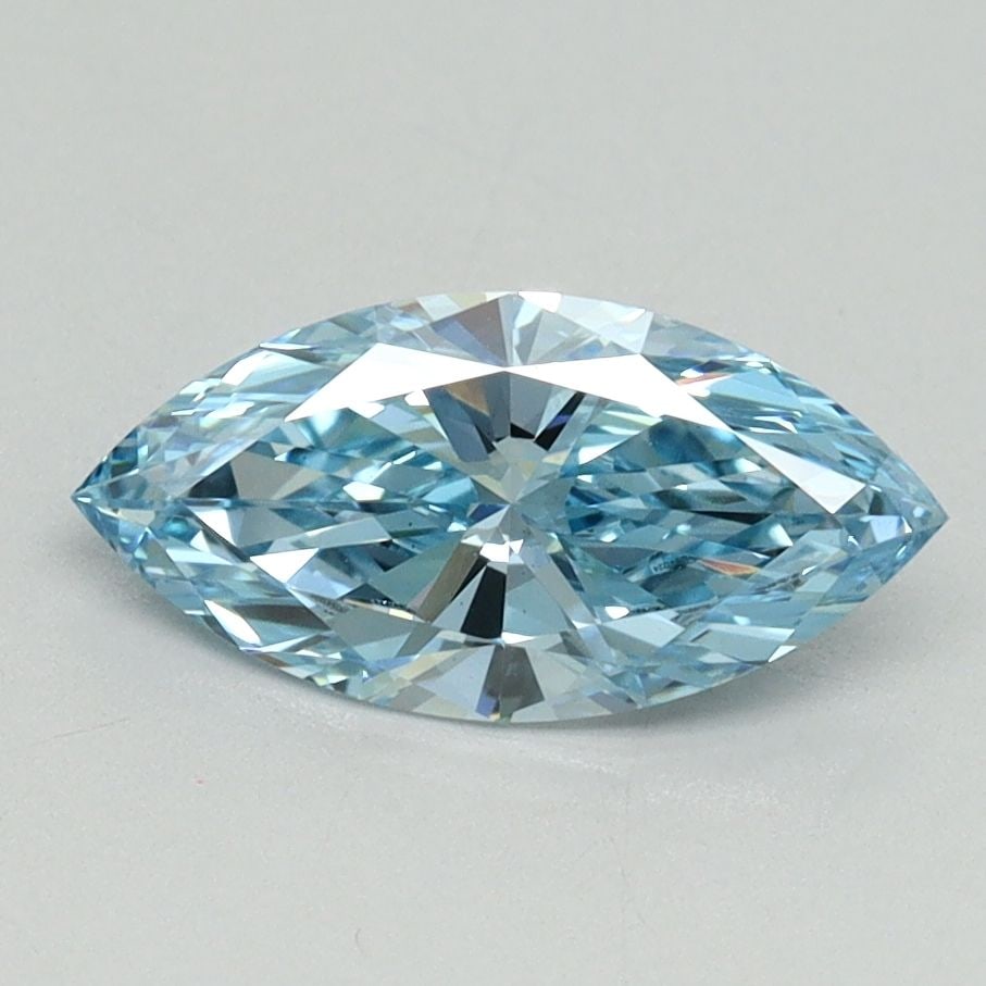 Loose Diamond - MARQUISE 1.0ct Fancy Vivid Blue VS1: Loose Diamond - MARQUISE 1.0ct Fancy Vivid Blue VS1 Source: This is a real non-mined Diamond that has been grown in a lab Shape: MARQUISE Carats: 1.0 Color: Fancy Vivid Blue Certification: IGI Video: