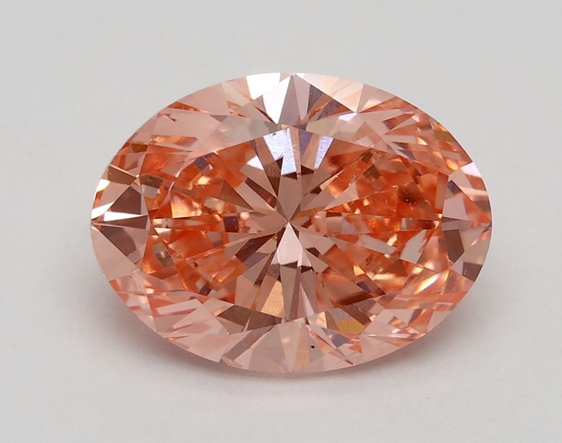 Loose Diamond - OVAL 2.51ct Fancy Vivid Pink VS2: Loose Diamond - OVAL 2.51ct Fancy Vivid Pink VS2 Source: This is a real non-mined Diamond that has been grown in a lab Shape: OVAL Carats: 2.51 Color: Fancy Vivid Pink Certification: IGI Video: