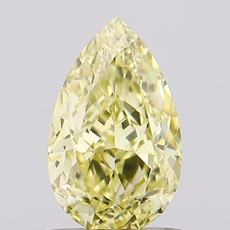 Loose Diamond - PEAR 1.15ct Fancy Intense Yellow VS1: Loose Diamond - PEAR 1.15ct Fancy Intense Yellow VS1 Source: This is a real non-mined Diamond that has been grown in a lab Shape: PEAR Carats: 1.15 Color: Fancy Intense Yellow Certification: IGI Video