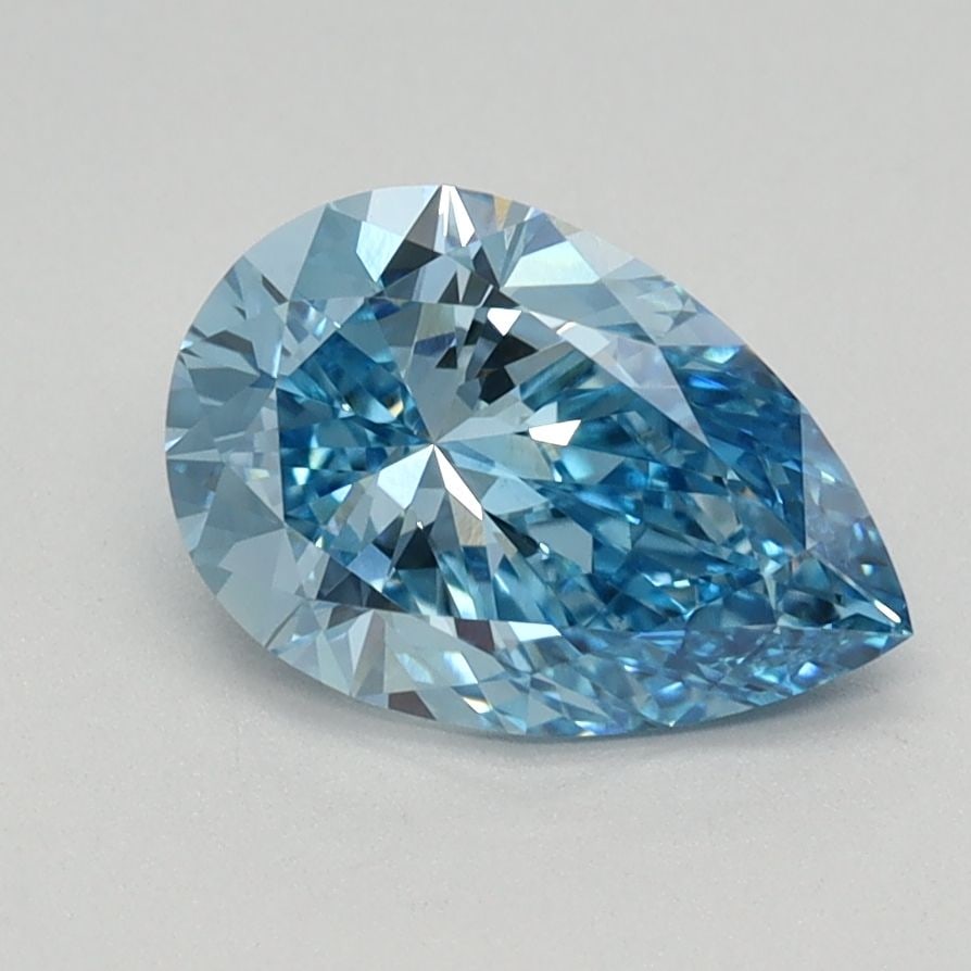 Loose Diamond - PEAR 1.11ct Fancy Vivid Blue VS1: Loose Diamond - PEAR 1.11ct Fancy Vivid Blue VS1 Source: This is a real non-mined Diamond that has been grown in a lab Shape: PEAR Carats: 1.11 Color: Fancy Vivid Blue Certification: IGI Video: Video