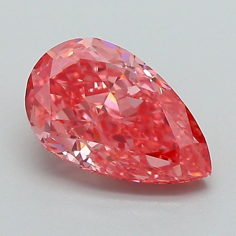 Loose Diamond - PEAR 1.73ct Fancy Vivid Pink VS1: Loose Diamond - PEAR 1.73ct Fancy Vivid Pink VS1 Source: This is a real non-mined Diamond that has been grown in a lab Shape: PEAR Carats: 1.73 Color: Fancy Vivid Pink Certification: IGI Video: