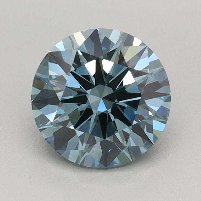 Ideal Loose Diamond - ROUND 0.72ct Fancy Intense Greenish Blue VVS2: Ideal Loose Diamond - ROUND 0.72ct Fancy Intense Greenish Blue VVS2 Source: This is a real non-mined Diamond that has been grown in a lab Shape: ROUND Carats: 0.72 Color: Fancy Intense Greenish Blue C