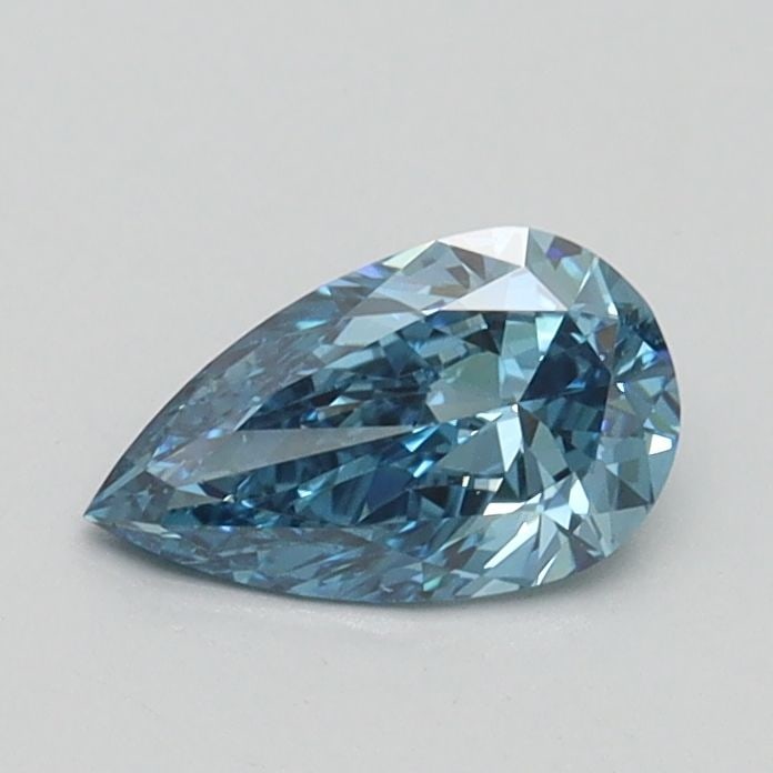Loose Diamond - PEAR 0.5ct Fancy Vivid Blue VS2: Loose Diamond - PEAR 0.5ct Fancy Vivid Blue VS2 Source: This is a real non-mined Diamond that has been grown in a lab Shape: PEAR Carats: 0.5 Color: Fancy Vivid Blue Certification: IGI Video: