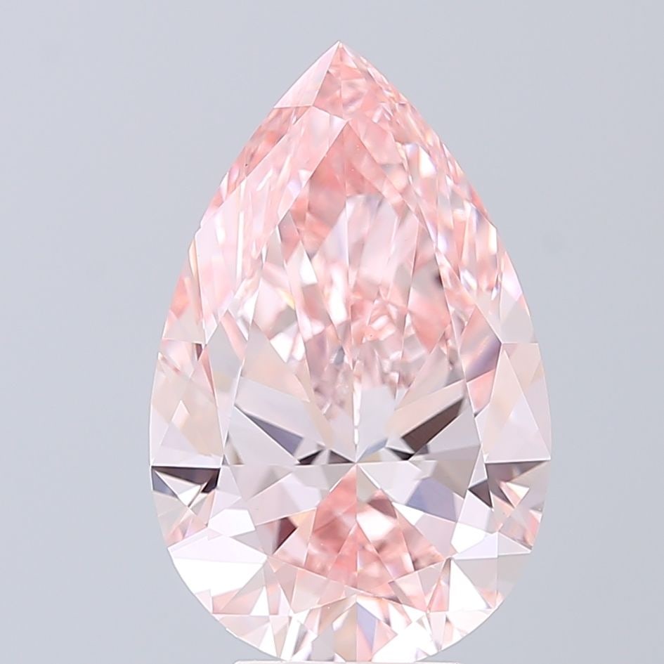 Loose Diamond - PEAR 6.01ct Fancy Vivid Pink VVS2: Loose Diamond - PEAR 6.01ct Fancy Vivid Pink VVS2 Source: This is a real non-mined Diamond that has been grown in a lab Shape: PEAR Carats: 6.01 Color: Fancy Vivid Pink Certification: IGI Video: