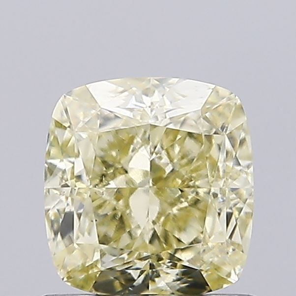 Loose Diamond - CUSHION MODIFIED 1.03ct Fancy Yellow VS2: Loose Diamond - CUSHION MODIFIED 1.03ct Fancy Yellow VS2 Source: This is a real non-mined Diamond that has been grown in a lab Shape: CUSHION MODIFIED Carats: 1.03 Color: Fancy Yellow Certification: I