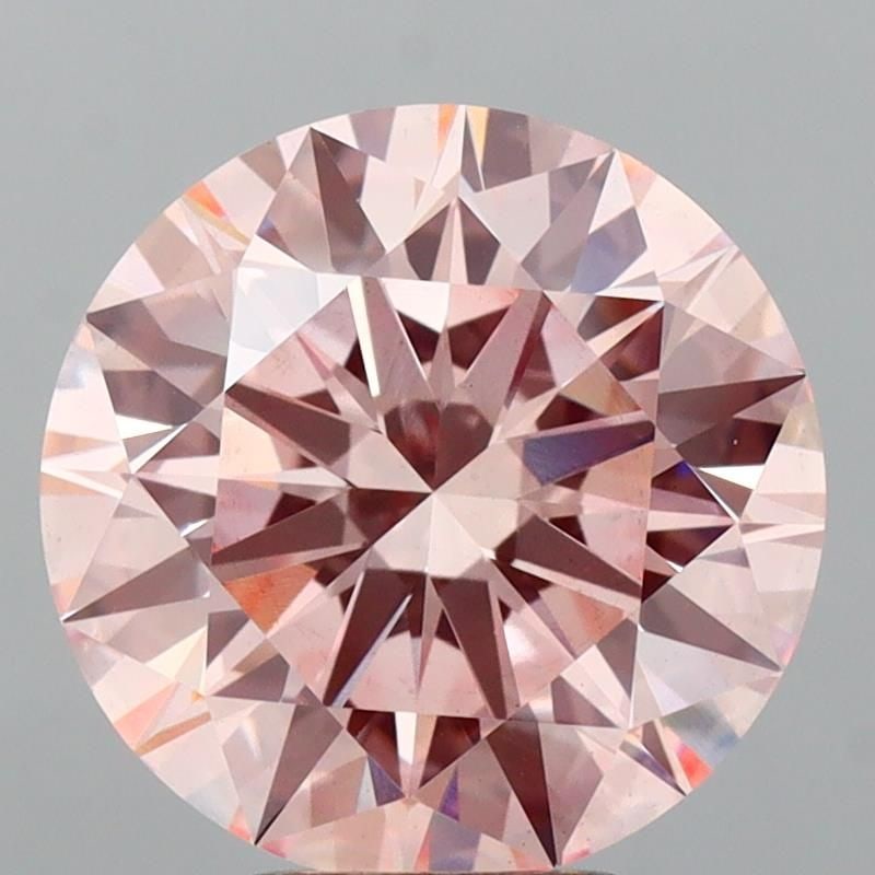 Ideal Loose Diamond - ROUND 5.02ct Fancy Intense Pink VS1: Ideal Loose Diamond - ROUND 5.02ct Fancy Intense Pink VS1 Source: This is a real non-mined Diamond that has been grown in a lab Shape: ROUND Carats: 5.02 Color: Fancy Intense Pink Certification: IGI V