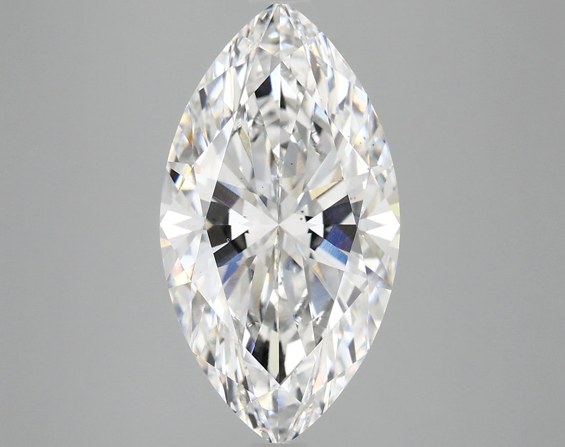 Loose Diamond - MARQUISE 5.08ct D VS2: Loose Diamond - MARQUISE 5.08ct D VS2 Source: This is a real non-mined Diamond that has been grown in a lab Shape: MARQUISE Carats: 5.08 Color: D Clarity: VS2 Certification: IGI Condition: Pre-Owned P