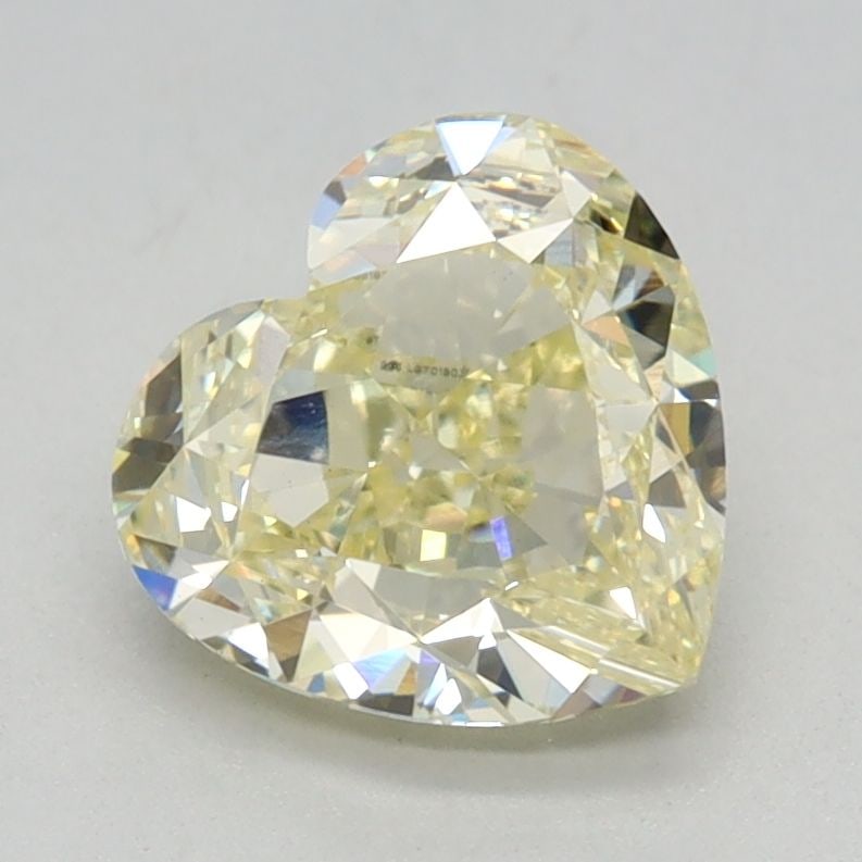 Loose Diamond - HEART 1.45ct Light Yellow VS1: Loose Diamond - HEART 1.45ct Light Yellow VS1 Source: This is a real non-mined Diamond that has been grown in a lab Shape: HEART Carats: 1.45 Color: Light Yellow Certification: IGI Video: