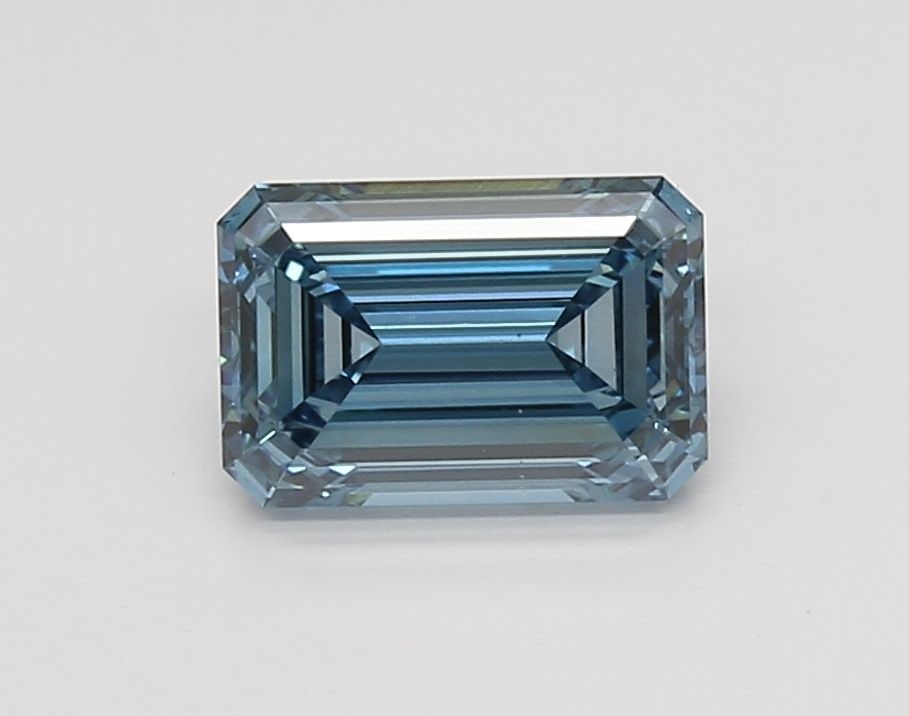 Loose Diamond - EMERALD 1.6ct Fancy Vivid Blue VS1: Loose Diamond - EMERALD 1.6ct Fancy Vivid Blue VS1 Source: This is a real non-mined Diamond that has been grown in a lab Shape: EMERALD Carats: 1.6 Color: Fancy Vivid Blue Certification: IGI Video:
