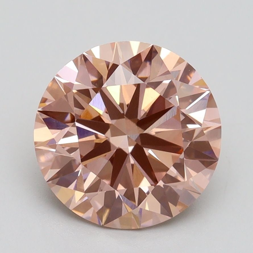 Ideal Loose Diamond - ROUND 2.57ct Fancy Intense Pink VS1: Ideal Loose Diamond - ROUND 2.57ct Fancy Intense Pink VS1 Source: This is a real non-mined Diamond that has been grown in a lab Shape: ROUND Carats: 2.57 Color: Fancy Intense Pink Certification: IGI V