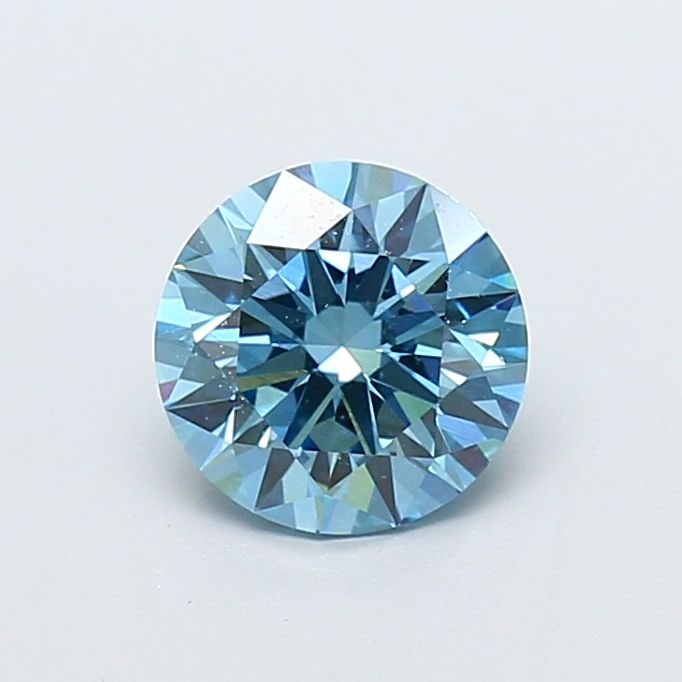 Ideal Loose Diamond - ROUND 1.29ct Fancy Vivid Blue VS1: Ideal Loose Diamond - ROUND 1.29ct Fancy Vivid Blue VS1 Source: This is a real non-mined Diamond that has been grown in a lab Shape: ROUND Carats: 1.29 Color: Fancy Vivid Blue Certification: IGI Video
