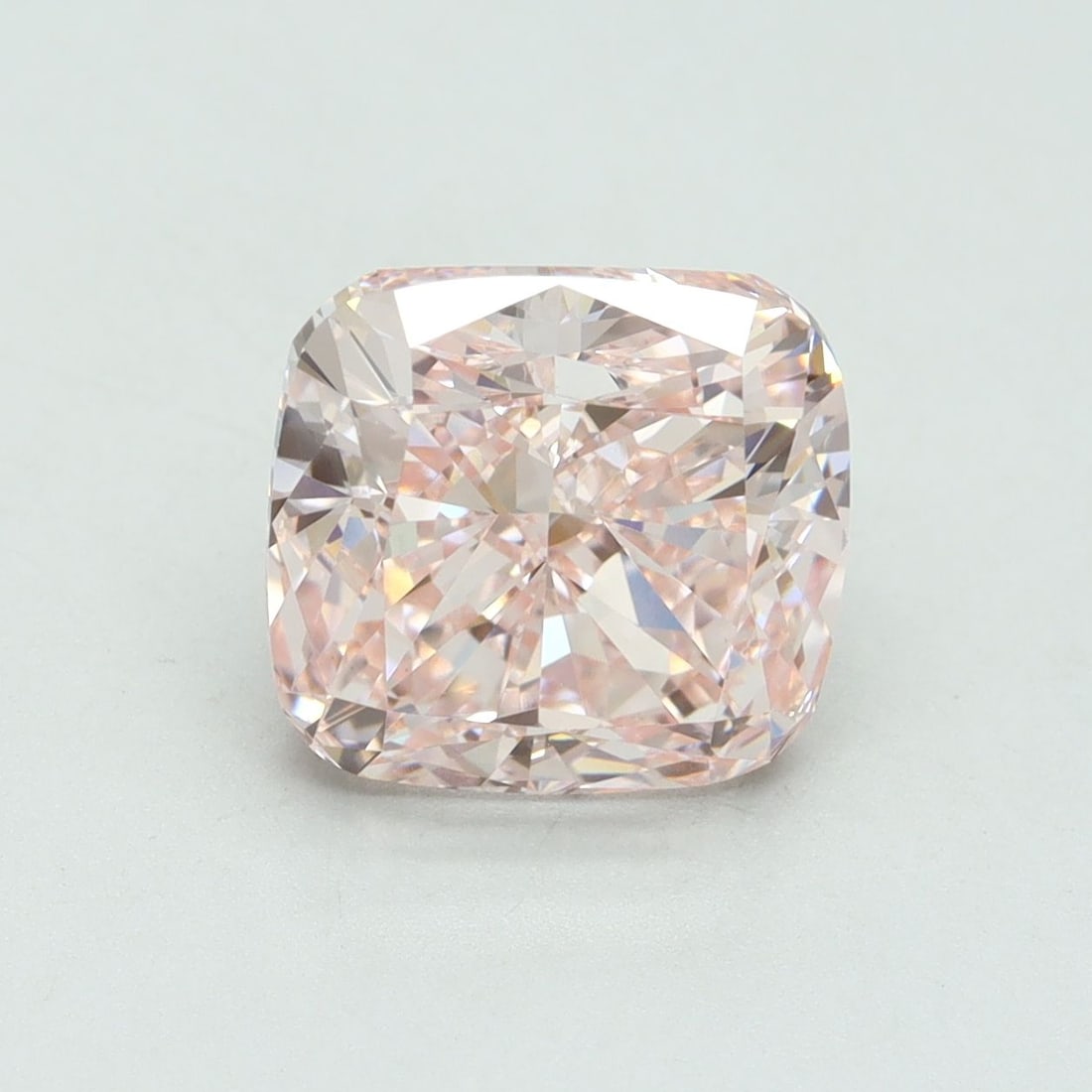 Loose Diamond - CUSHION BRILLIANT 4.0ct Fancy Intense Pink VS1: Loose Diamond - CUSHION BRILLIANT 4.0ct Fancy Intense Pink VS1 Source: This is a real non-mined Diamond that has been grown in a lab Shape: CUSHION BRILLIANT Carats: 4.0 Color: Fancy Intense Pink Cert