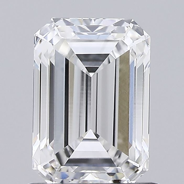 Loose Diamond - EMERALD 1.21ct E VS1: Loose Diamond - EMERALD 1.21ct E VS1 Source: This is a real non-mined Diamond that has been grown in a lab Shape: EMERALD Carats: 1.21 Color: E Clarity: VS1 Certification: GIA Condition: Pre-Owned PLE