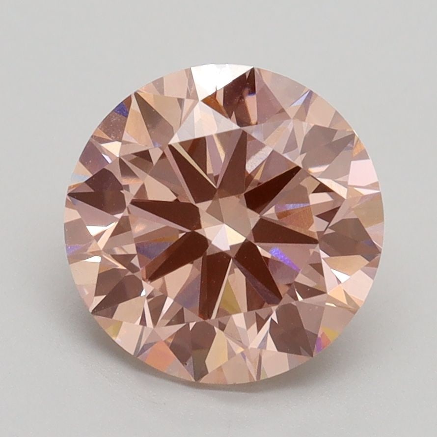 Loose Diamond - ROUND 2.51ct Fancy Intense Pink VS2: Loose Diamond - ROUND 2.51ct Fancy Intense Pink VS2 Source: This is a real non-mined Diamond that has been grown in a lab Shape: ROUND Carats: 2.51 Color: Fancy Intense Pink Certification: IGI Video:
