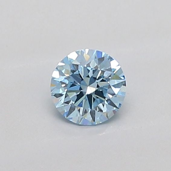 Loose Diamond - ROUND 0.5ct Fancy Vivid Blue VS2: Loose Diamond - ROUND 0.5ct Fancy Vivid Blue VS2 Source: This is a real non-mined Diamond that has been grown in a lab Shape: ROUND Carats: 0.5 Color: Fancy Vivid Blue Certification: IGI Video: