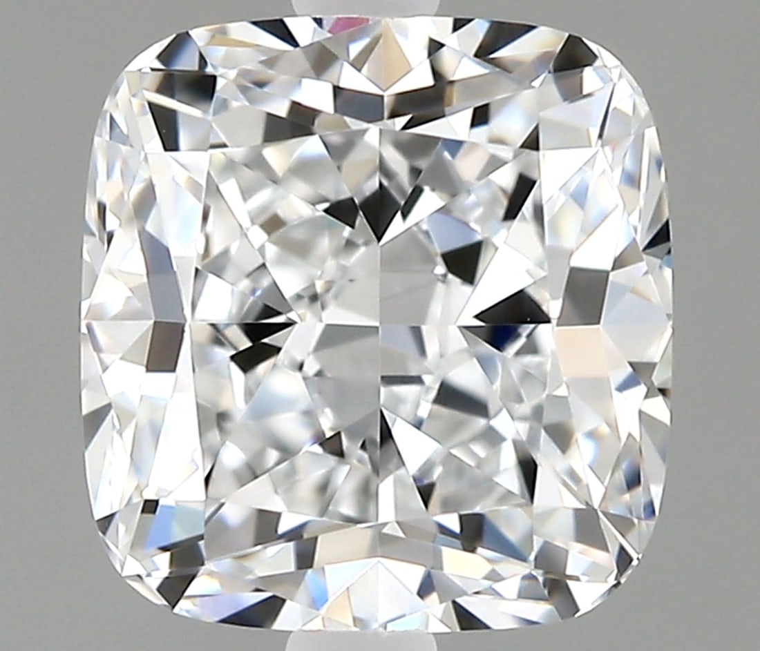 Loose Diamond - CUSHION MODIFIED 1.32ct D VVS1: Loose Diamond - CUSHION MODIFIED 1.32ct D VVS1 Source: This is a real non-mined Diamond that has been grown in a lab Shape: CUSHION MODIFIED Carats: 1.32 Color: D Clarity: VVS1 Certification: IGI Vide
