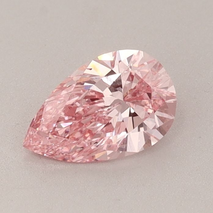 Loose Diamond - PEAR 0.65ct Fancy Vivid Pink VS2: Loose Diamond - PEAR 0.65ct Fancy Vivid Pink VS2 Source: This is a real non-mined Diamond that has been grown in a lab Shape: PEAR Carats: 0.65 Color: Fancy Vivid Pink Certification: IGI Video: