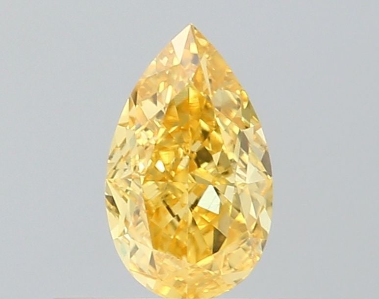 Loose Diamond - PEAR 0.39ct Fancy Intense Yellow VS1: Loose Diamond - PEAR 0.39ct Fancy Intense Yellow VS1 Source: This is a real non-mined Diamond that has been grown in a lab Shape: PEAR Carats: 0.39 Color: Fancy Intense Yellow Certification: NONE Vide