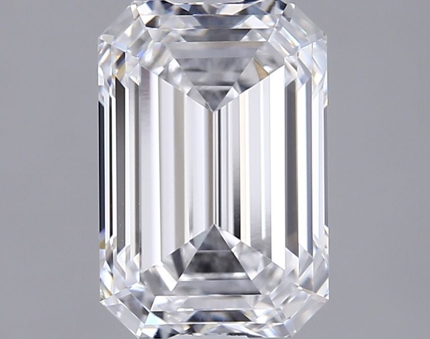 Loose Diamond - EMERALD 2.03ct D FL: Loose Diamond - EMERALD 2.03ct D FL Source: This is a real non-mined Diamond that has been grown in a lab Shape: EMERALD Carats: 2.03 Color: D Clarity: FL Certification: IGI Video: