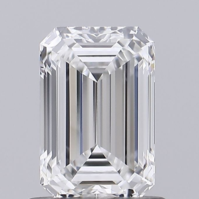 Loose Diamond - EMERALD 1.02ct E VVS1: Loose Diamond - EMERALD 1.02ct E VVS1 Source: This is a real non-mined Diamond that has been grown in a lab Shape: EMERALD Carats: 1.02 Color: E Clarity: VVS1 Certification: IGI Video:
