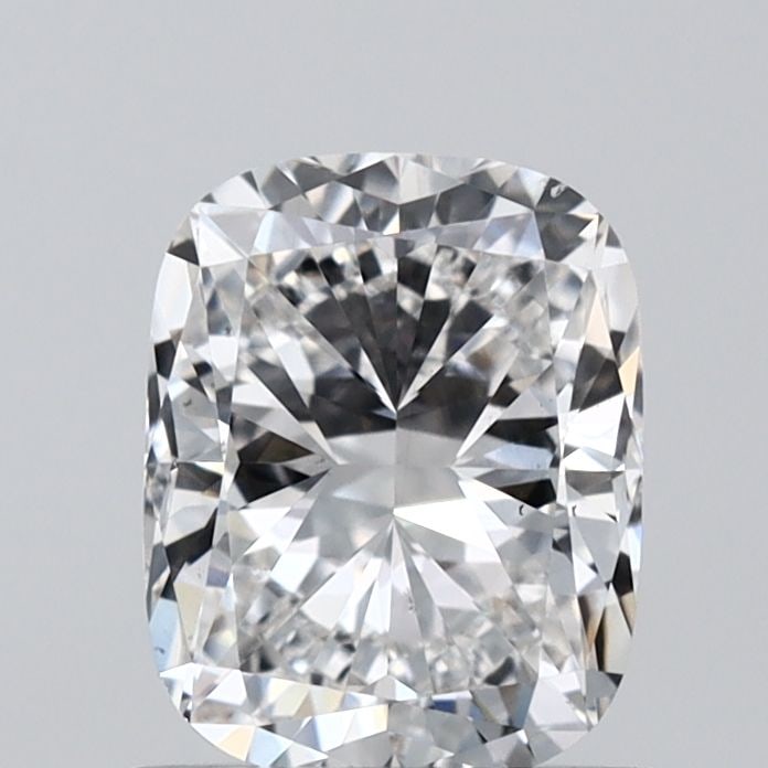 Loose Diamond - CUSHION BRILLIANT 1.02ct E VS2: Loose Diamond - CUSHION BRILLIANT 1.02ct E VS2 Source: This is a real non-mined Diamond that has been grown in a lab Shape: CUSHION BRILLIANT Carats: 1.02 Color: E Clarity: VS2 Certification: IGI Vide