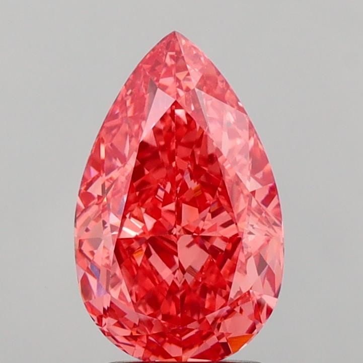 Loose Diamond - PEAR 3.1ct Fancy Vivid Pink VS1: Loose Diamond - PEAR 3.1ct Fancy Vivid Pink VS1 Source: This is a real non-mined Diamond that has been grown in a lab Shape: PEAR Carats: 3.1 Color: Fancy Vivid Pink Certification: IGI Video:
