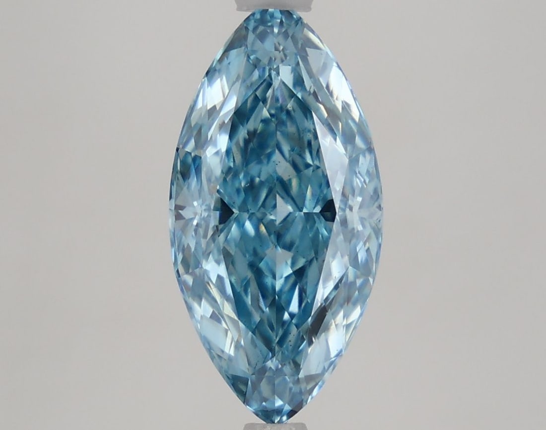 Loose Diamond - MARQUISE 2.51ct Fancy Vivid Blue VS2: Loose Diamond - MARQUISE 2.51ct Fancy Vivid Blue VS2 Source: This is a real non-mined Diamond that has been grown in a lab Shape: MARQUISE Carats: 2.51 Color: Fancy Vivid Blue Certification: IGI PLEAS