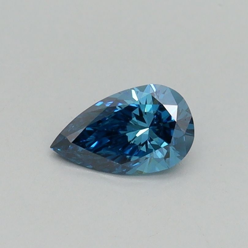 Loose Diamond - PEAR 0.34ct Fancy Vivid Blue VS1: Loose Diamond - PEAR 0.34ct Fancy Vivid Blue VS1 Source: This is a real non-mined Diamond that has been grown in a lab Shape: PEAR Carats: 0.34 Color: Fancy Vivid Blue Certification: IGI Video: