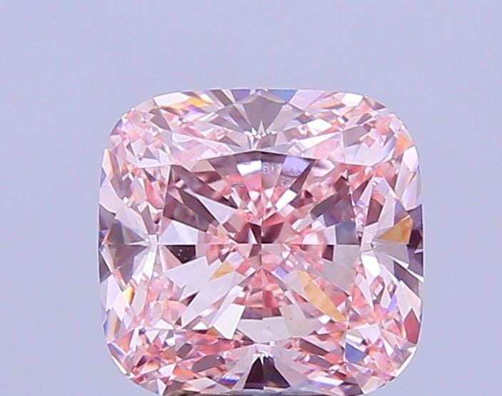Loose Diamond - CUSHION MODIFIED 6.03ct Fancy Intense Pink VS1: Loose Diamond - CUSHION MODIFIED 6.03ct Fancy Intense Pink VS1 Source: This is a real non-mined Diamond that has been grown in a lab Shape: CUSHION MODIFIED Carats: 6.03 Color: Fancy Intense Pink Cert
