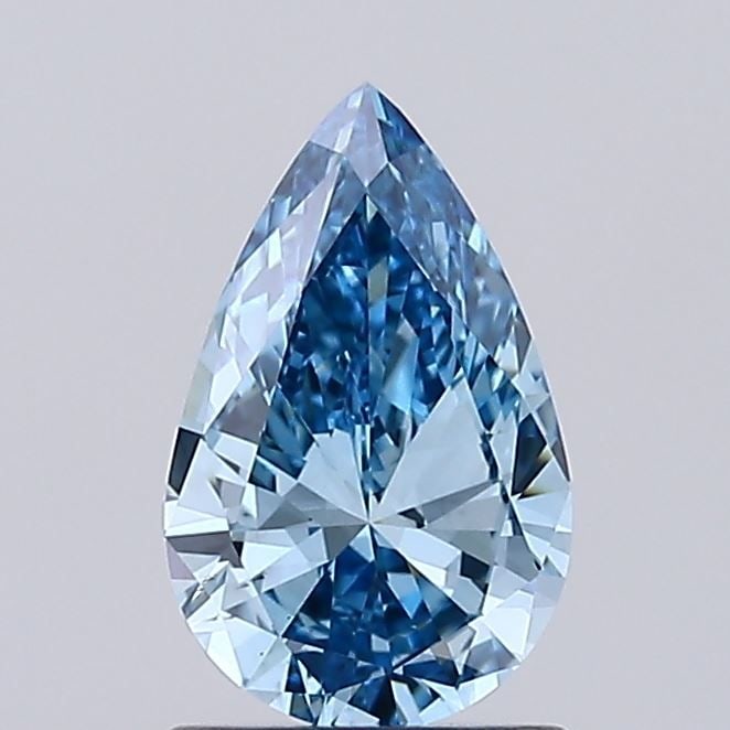 Loose Diamond - PEAR 1.0ct Fancy Vivid Blue VS1: Loose Diamond - PEAR 1.0ct Fancy Vivid Blue VS1 Source: This is a real non-mined Diamond that has been grown in a lab Shape: PEAR Carats: 1.0 Color: Fancy Vivid Blue Certification: IGI Video: