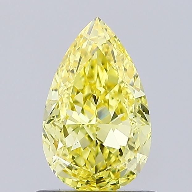 Loose Diamond - PEAR 1.04ct Fancy Intense Yellow VS1: Loose Diamond - PEAR 1.04ct Fancy Intense Yellow VS1 Source: This is a real non-mined Diamond that has been grown in a lab Shape: PEAR Carats: 1.04 Color: Fancy Intense Yellow Certification: IGI Video
