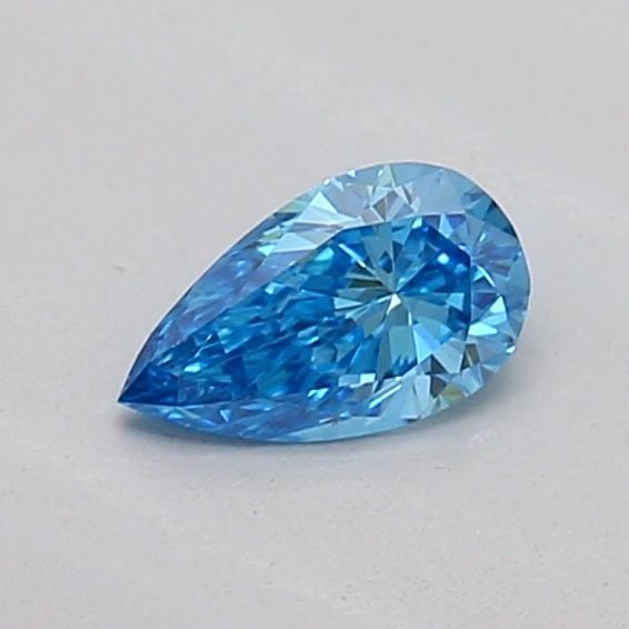 Loose Diamond - PEAR 0.17ct Fancy Vivid Blue VS1: Loose Diamond - PEAR 0.17ct Fancy Vivid Blue VS1 Source: This is a real non-mined Diamond that has been grown in a lab Shape: PEAR Carats: 0.17 Color: Fancy Vivid Blue Certification: IGI Video: