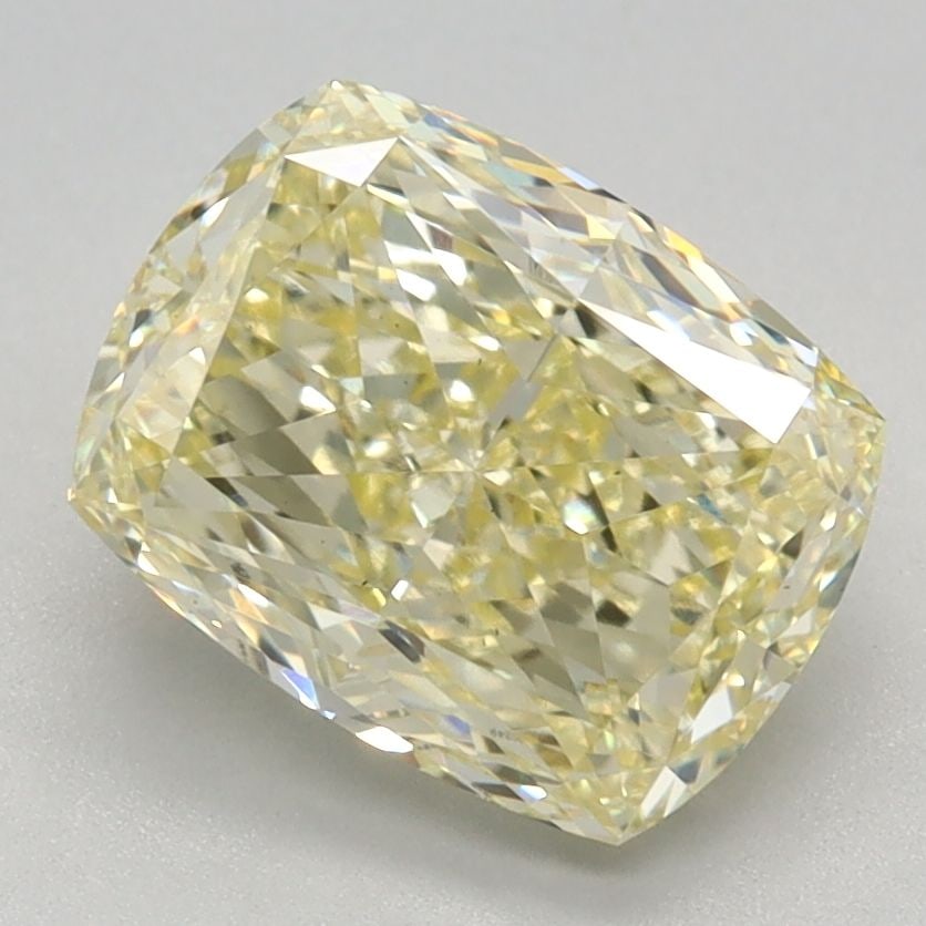 Loose Diamond - CUSHION MODIFIED 2.03ct Fancy Intense Yellow VS1: Loose Diamond - CUSHION MODIFIED 2.03ct Fancy Intense Yellow VS1 Source: This is a real non-mined Diamond that has been grown in a lab Shape: CUSHION MODIFIED Carats: 2.03 Color: Fancy Intense Yellow 