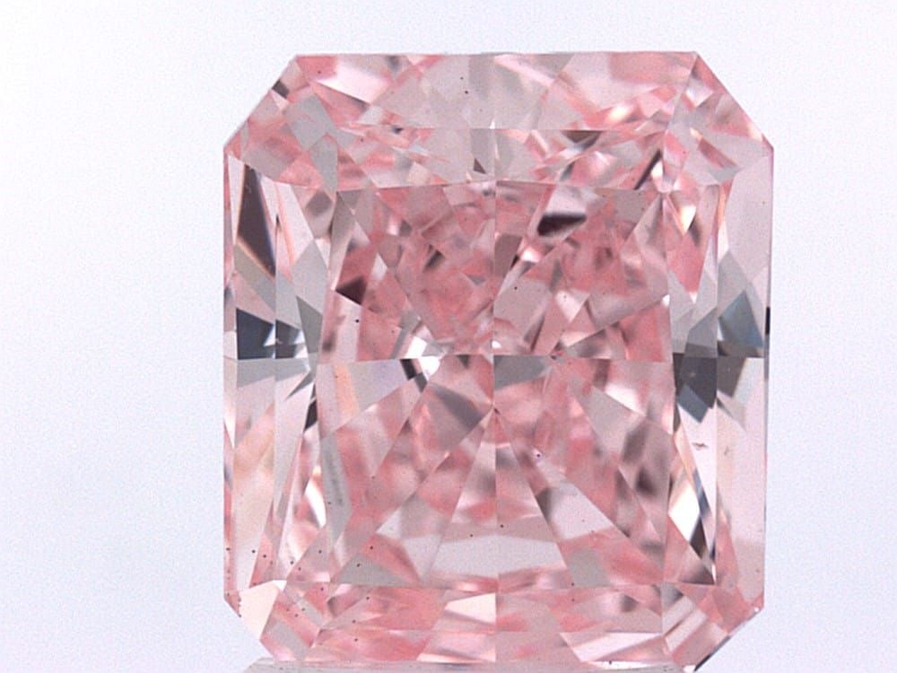 Loose Diamond - RADIANT 3.02ct Fancy Intense Pink VS2: Loose Diamond - RADIANT 3.02ct Fancy Intense Pink VS2 Source: This is a real non-mined Diamond that has been grown in a lab Shape: RADIANT Carats: 3.02 Color: Fancy Intense Pink Certification: IGI PLE