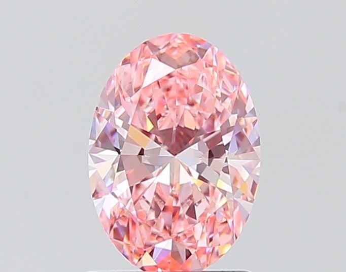 Loose Diamond - OVAL 1.02ct Fancy Vivid Pink VVS2: Loose Diamond - OVAL 1.02ct Fancy Vivid Pink VVS2 Source: This is a real non-mined Diamond that has been grown in a lab Shape: OVAL Carats: 1.02 Color: Fancy Vivid Pink Certification: IGI Video: