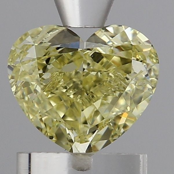 Loose Diamond - HEART 1.14ct Fancy Intense Yellow VS2: Loose Diamond - HEART 1.14ct Fancy Intense Yellow VS2 Source: This is a real non-mined Diamond that has been grown in a lab Shape: HEART Carats: 1.14 Color: Fancy Intense Yellow Certification: IGI Vid