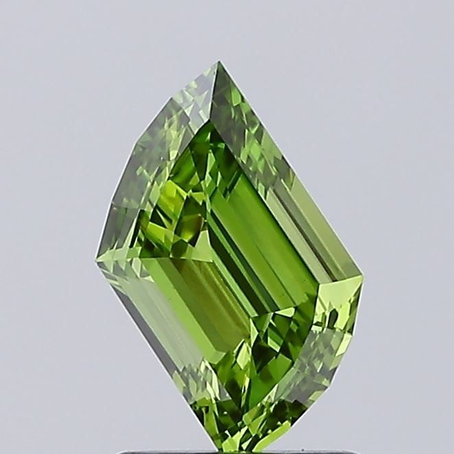 Loose Diamond - OTHER 0.96ct Fancy Vivid Green VS1: Loose Diamond - OTHER 0.96ct Fancy Vivid Green VS1 Source: This is a real non-mined Diamond that has been grown in a lab Shape: OTHER Carats: 0.96 Color: Fancy Vivid Green Certification: IGI Video: