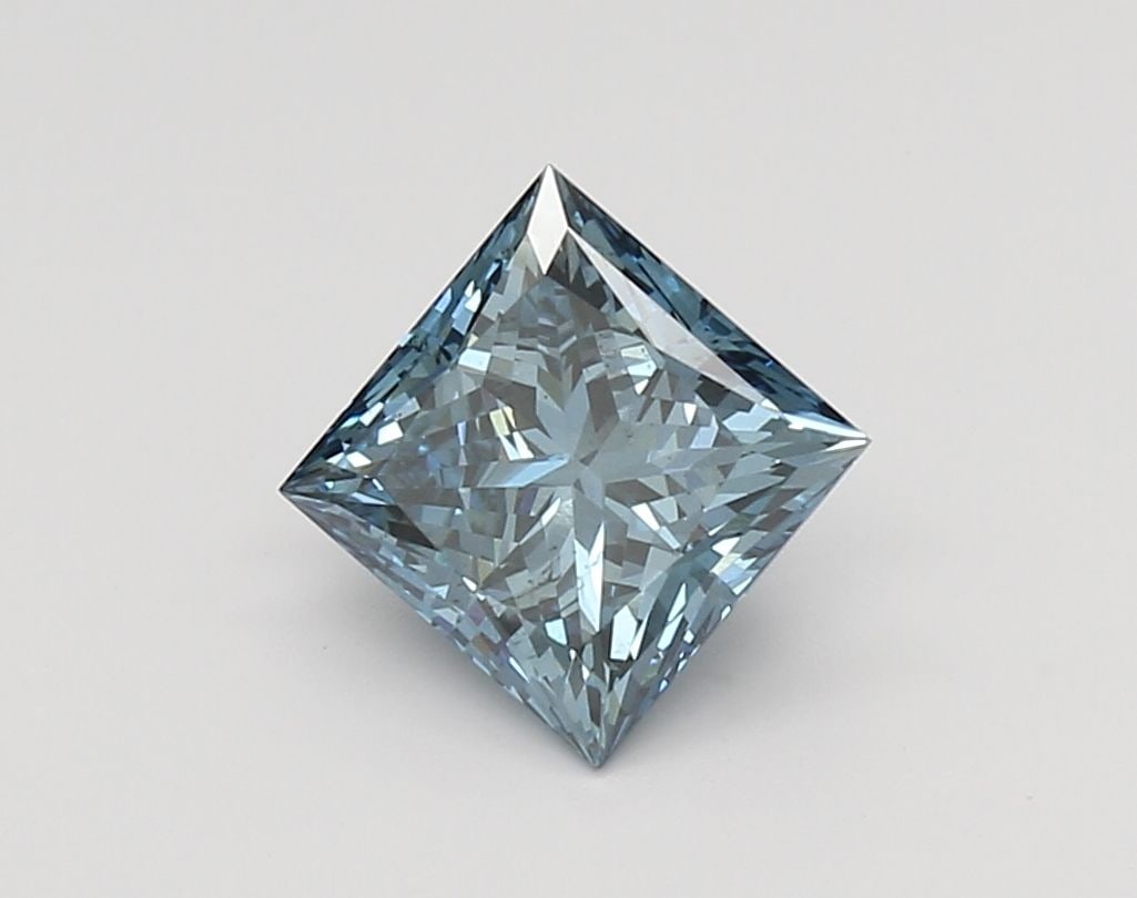 Loose Diamond - PRINCESS 1.75ct Fancy Vivid Blue SI1: Loose Diamond - PRINCESS 1.75ct Fancy Vivid Blue SI1 Source: This is a real non-mined Diamond that has been grown in a lab Shape: PRINCESS Carats: 1.75 Color: Fancy Vivid Blue Certification: IGI Video