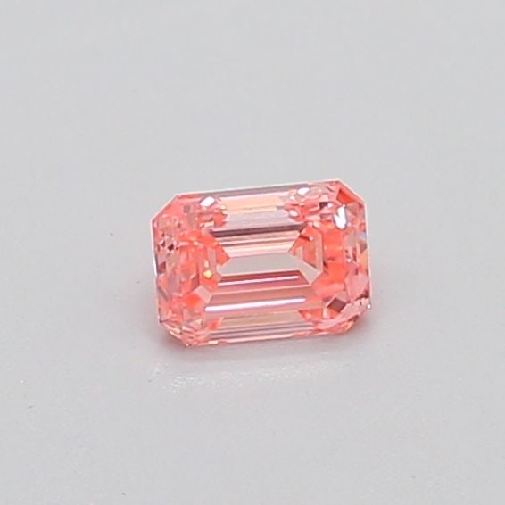 Loose Diamond - EMERALD 0.35ct Fancy Vivid Pink VS1: Loose Diamond - EMERALD 0.35ct Fancy Vivid Pink VS1 Source: This is a real non-mined Diamond that has been grown in a lab Shape: EMERALD Carats: 0.35 Color: Fancy Vivid Pink Certification: IGI Video: