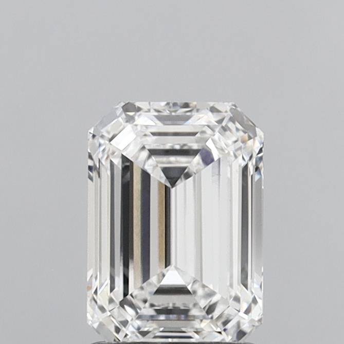Loose Diamond - EMERALD 1.45ct E VVS2: Loose Diamond - EMERALD 1.45ct E VVS2 Source: This is a real non-mined Diamond that has been grown in a lab Shape: EMERALD Carats: 1.45 Color: E Clarity: VVS2 Certification: IGI Condition: Pre-Owned P