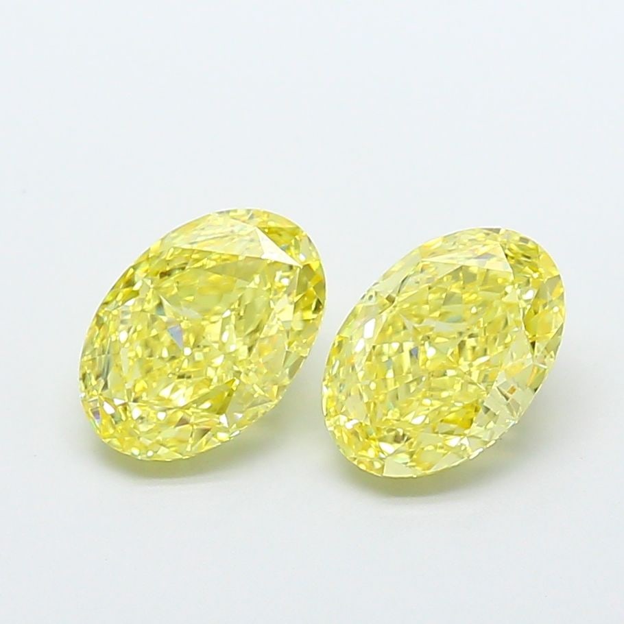 Loose Diamond - OVAL 2.0ct Fancy Intense Yellow VVS2: Loose Diamond - OVAL 2.0ct Fancy Intense Yellow VVS2 Source: This is a real non-mined Diamond that has been grown in a lab Shape: OVAL Carats: 2.0 Color: Fancy Intense Yellow Certification: IGI Video: