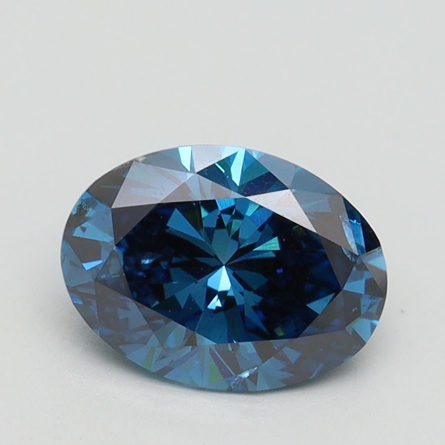 Loose Diamond - OVAL 1.5ct Fancy Vivid Blue SI1: Loose Diamond - OVAL 1.5ct Fancy Vivid Blue SI1 Source: This is a real non-mined Diamond that has been grown in a lab Shape: OVAL Carats: 1.5 Color: Fancy Vivid Blue Certification: IGI Video: