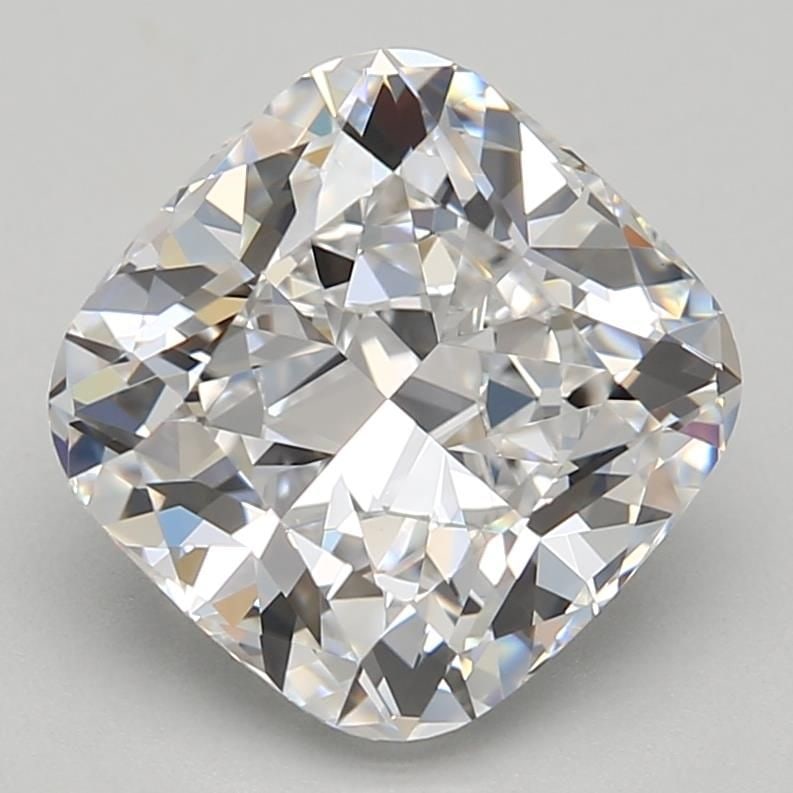 Loose Diamond - CUSHION BRILLIANT 3.17ct D VVS2: Loose Diamond - CUSHION BRILLIANT 3.17ct D VVS2 Source: This is a real non-mined Diamond that has been grown in a lab Shape: CUSHION BRILLIANT Carats: 3.17 Color: D Clarity: VVS2 Certification: GIA Vi