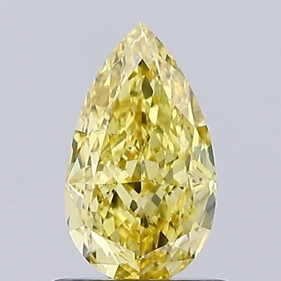 Loose Diamond - PEAR 1.01ct Fancy Vivid Yellow VS1: Loose Diamond - PEAR 1.01ct Fancy Vivid Yellow VS1 Source: This is a real non-mined Diamond that has been grown in a lab Shape: PEAR Carats: 1.01 Color: Fancy Vivid Yellow Certification: NONE Video: