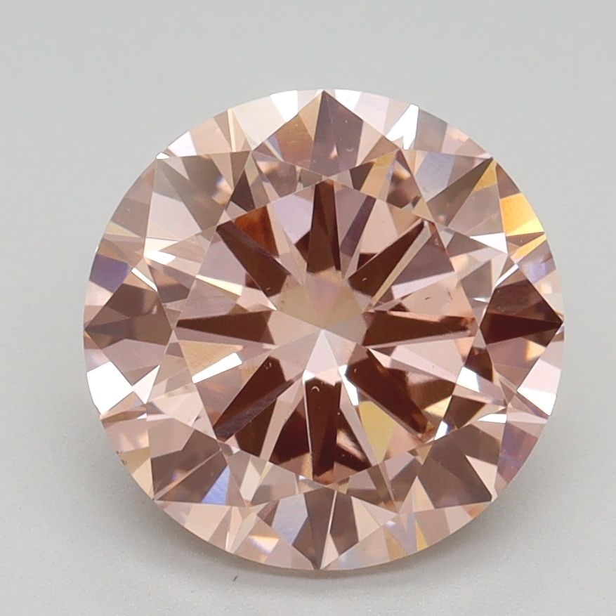 Loose Diamond - ROUND 3.0ct Fancy Intense Pink VS2: Loose Diamond - ROUND 3.0ct Fancy Intense Pink VS2 Source: This is a real non-mined Diamond that has been grown in a lab Shape: ROUND Carats: 3.0 Color: Fancy Intense Pink Certification: IGI Video: