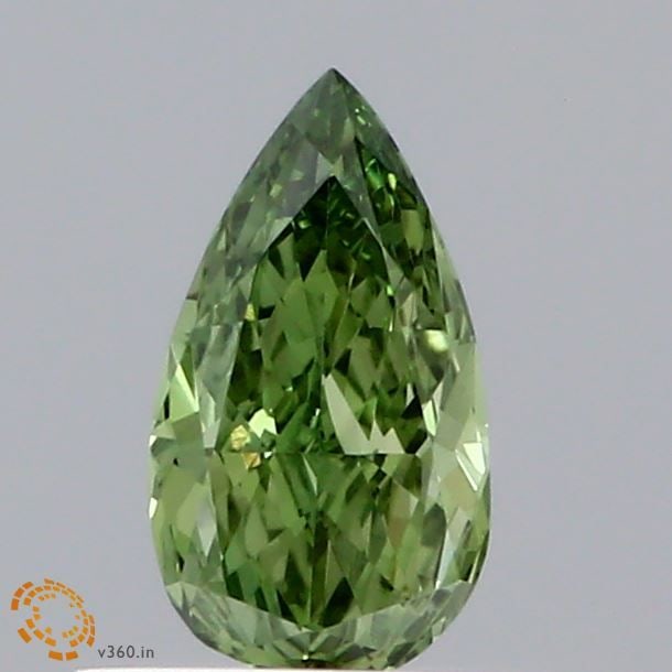 Loose Diamond - PEAR 0.29ct Fancy Vivid Green VVS2: Loose Diamond - PEAR 0.29ct Fancy Vivid Green VVS2 Source: This is a real non-mined Diamond that has been grown in a lab Shape: PEAR Carats: 0.29 Color: Fancy Vivid Green Certification: IGI Video:
